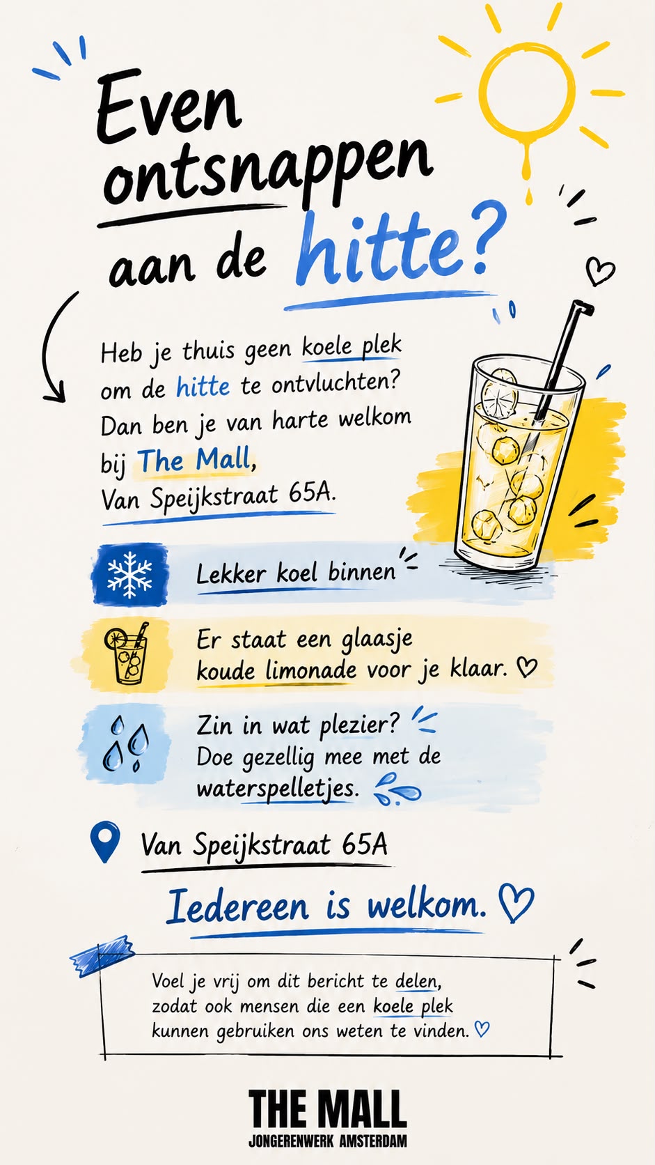 Koele plek The Mall